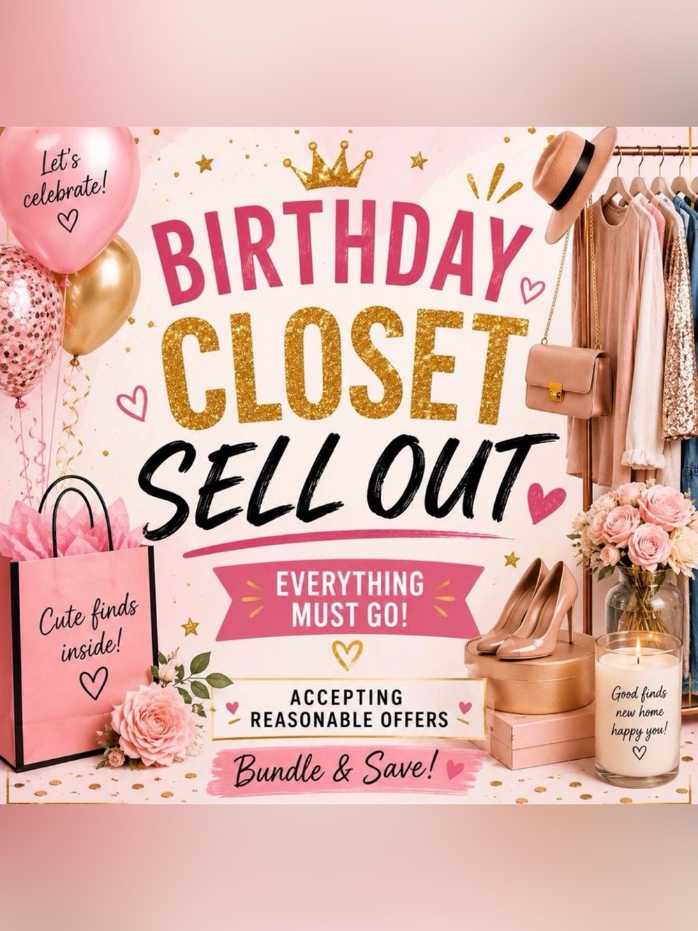 ⭐️ HUGE Birthday Sale | Baby Girl and Mommy Closet Cleanout | Offers Welcome ⭐️